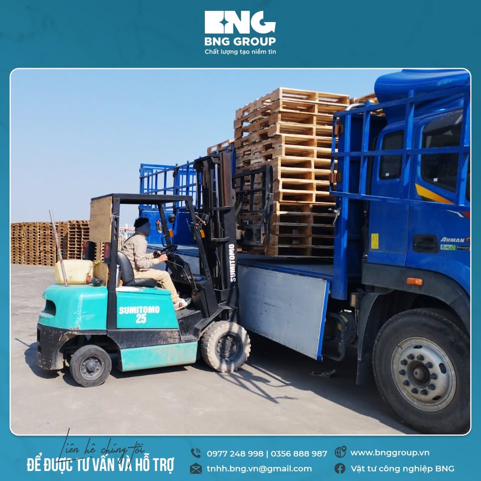 Sản xuất và cung cấp pallet gỗ tại KCN Visip Bắc Ninh